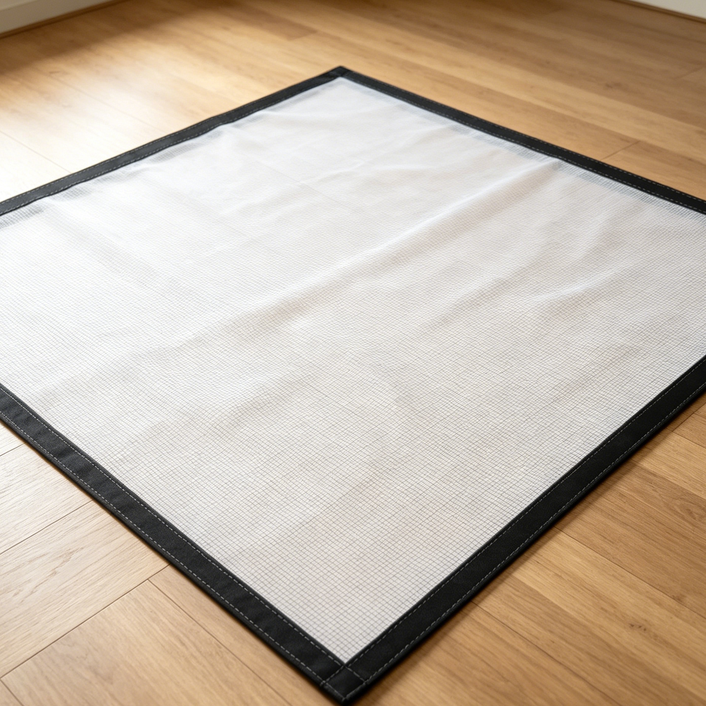 DIY Fiberglass Mesh Screen with Hook Loop Tape