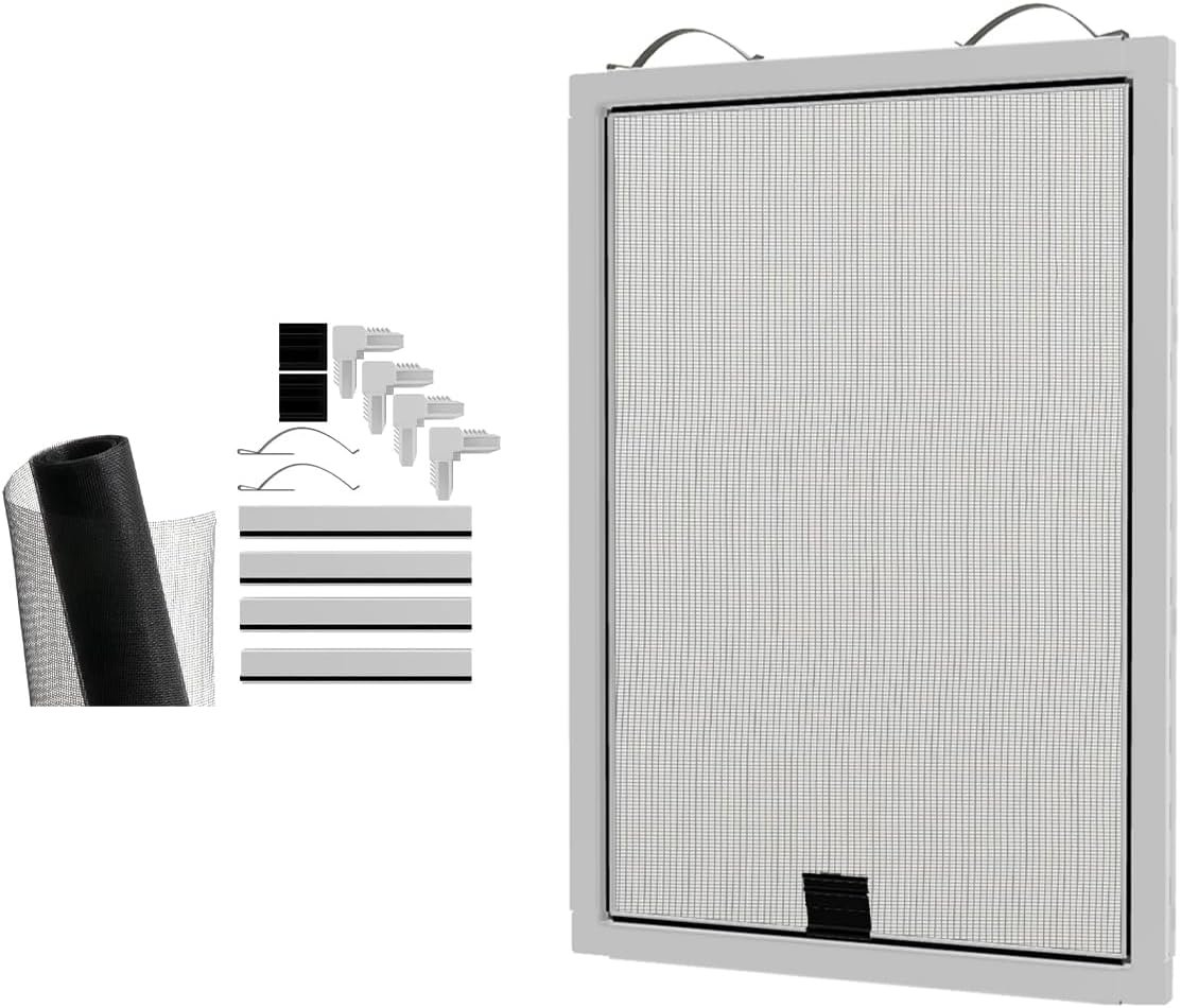 Window Screen Replacement Kit Frames Mesh Roll