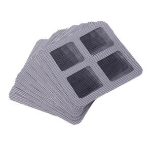30-Pack Self-Adhesive Fiberglass Screen Repair Stickers