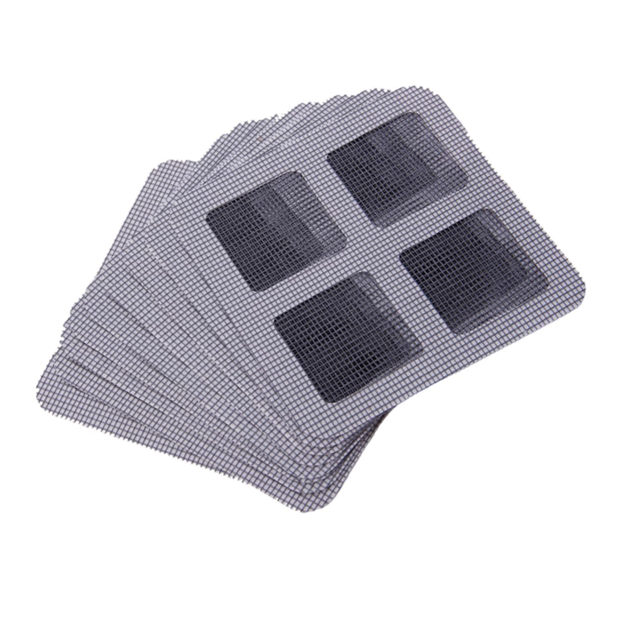 30-Pack Self-Adhesive Fiberglass Screen Repair Stickers