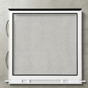 Custom Double Hung Half Screen with Latches Premium Mesh
