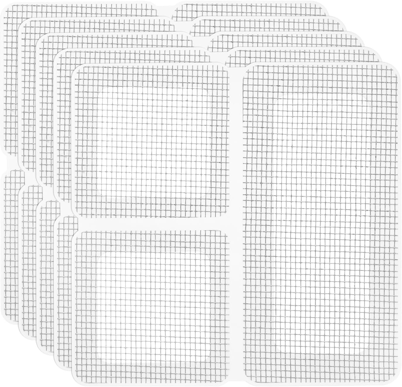 5-Pack Gray Fiberglass Adhesive Screen Patch Kit