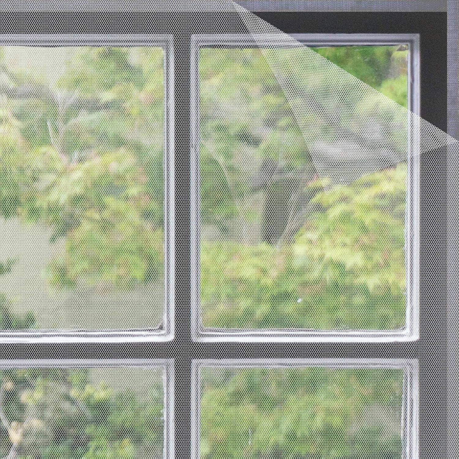 DIY Self-Adhesive Hook Tape Window Mesh Screen